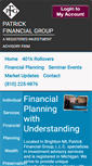 Mobile Screenshot of patrickfinancialgroup.com
